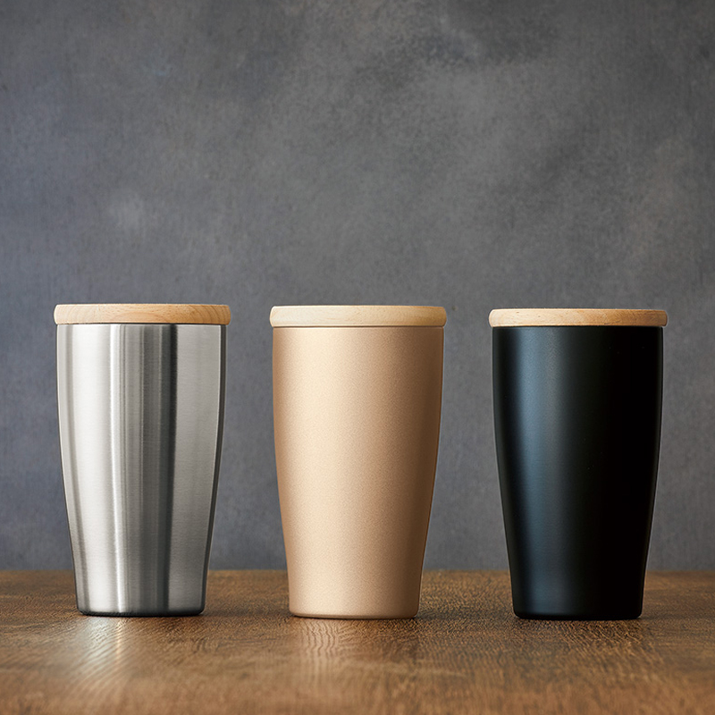 ウッドキャップ・ステンレスタンブラー