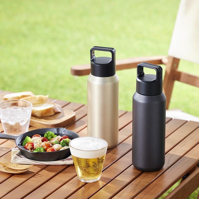 真空ステンレス炭酸ボトル（600ml）