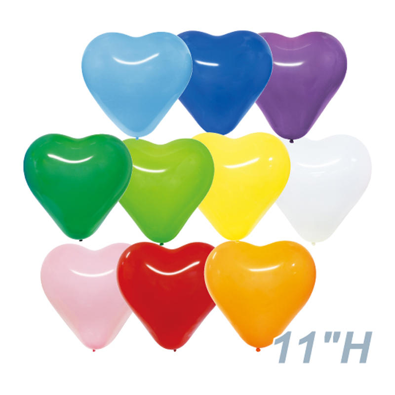 ハートゴム風船