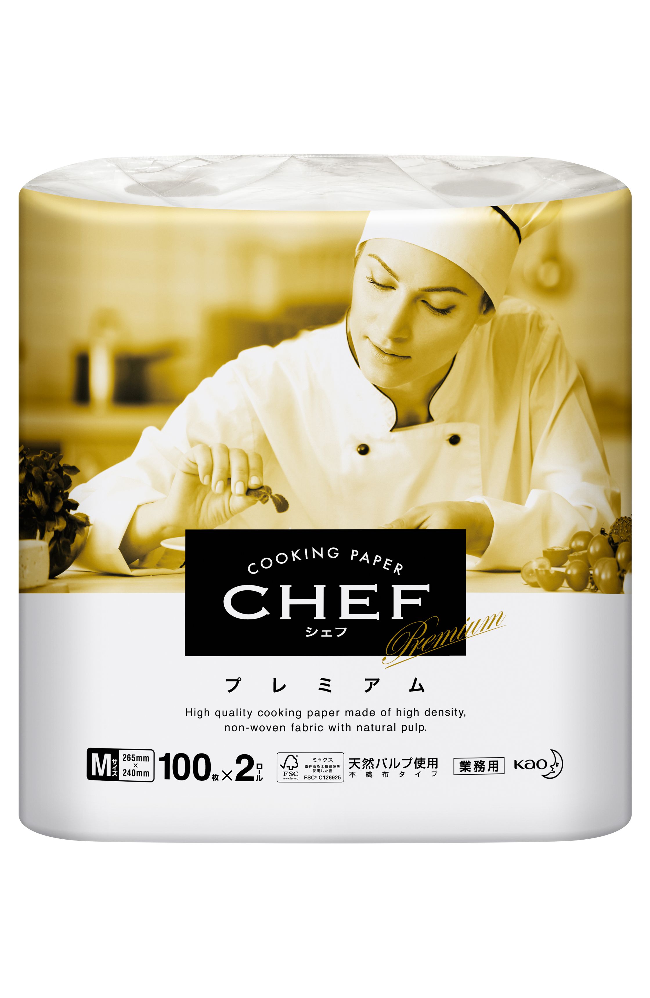 ＣＨＥＦ　プレミアム　Ｍサイズ　１００枚ｘ２　業務用