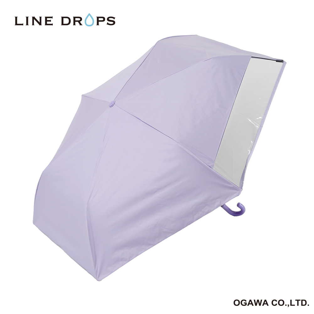 キッズ晴雨兼用傘　55㎝　折傘　無地