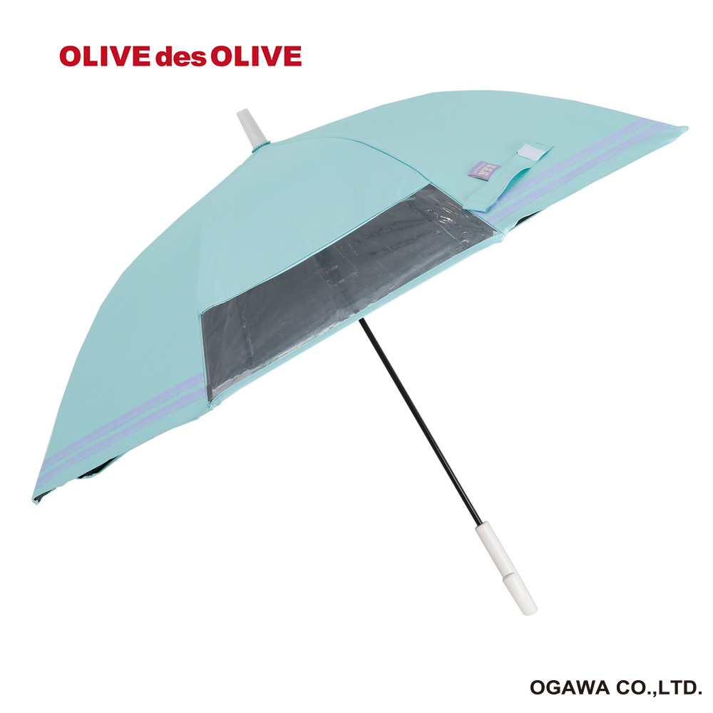 OLIVEdesOLIVE　晴雨兼用傘　ミント／無地
