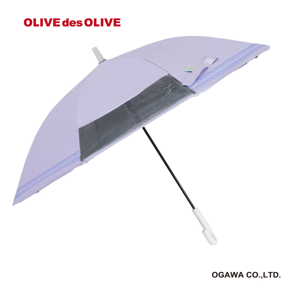 OLIVEdesOLIVE　晴雨兼用傘　パープル／無地