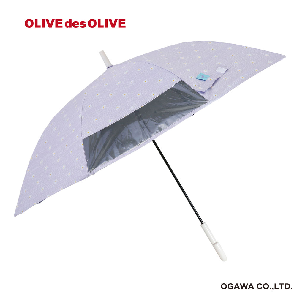 OLIVEdesOLIVE　晴雨兼用傘　パープル／花柄