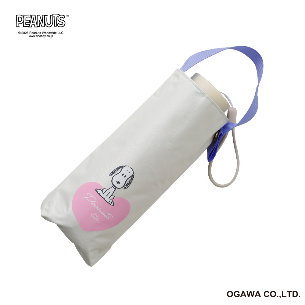 PEANUTS　コンパクト晴雨兼用傘　ハート