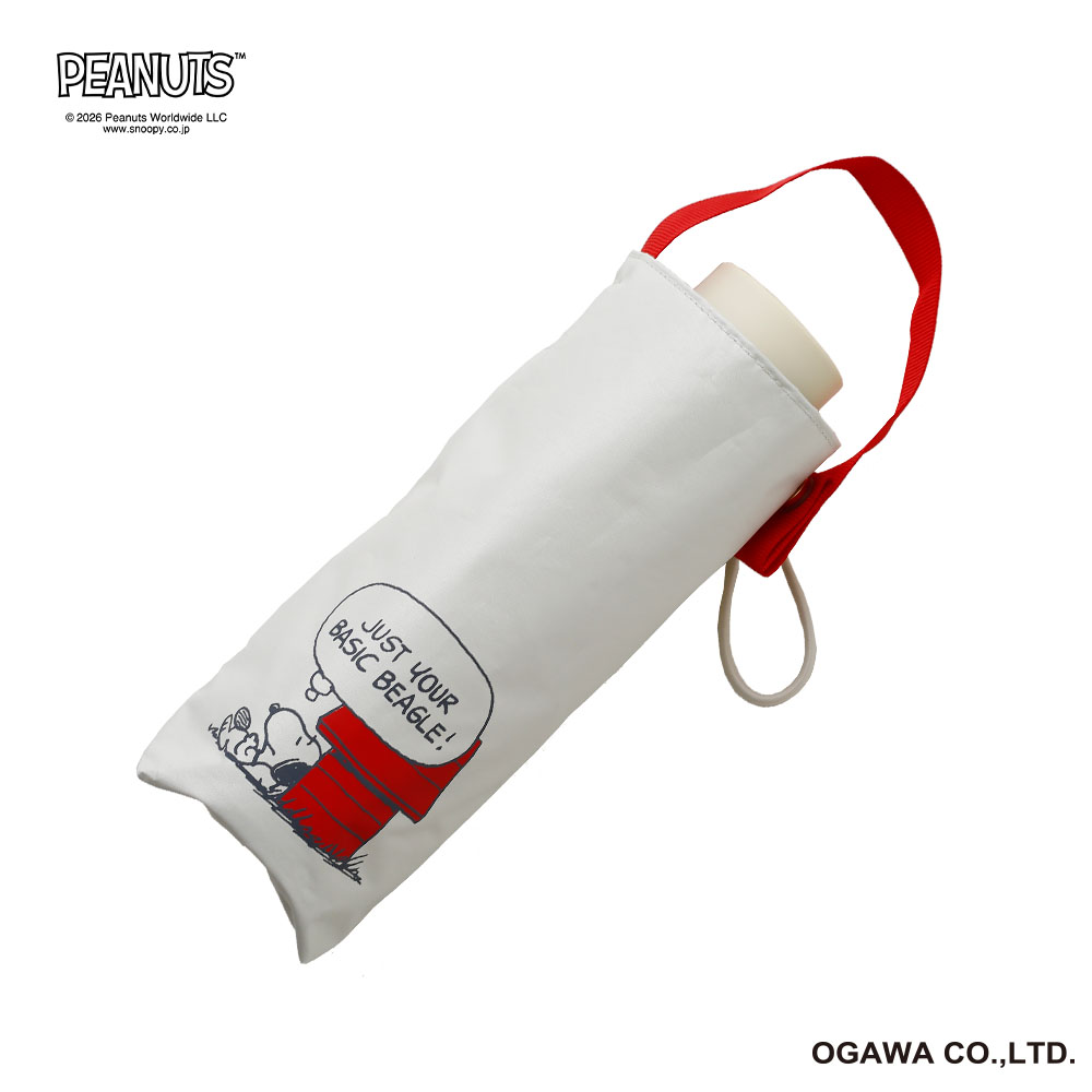 PEANUTS　コンパクト晴雨兼用傘　ハウス