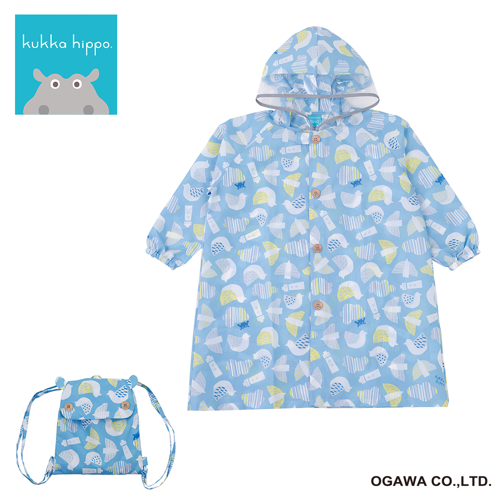 kukkahippo レインコート　カモメ