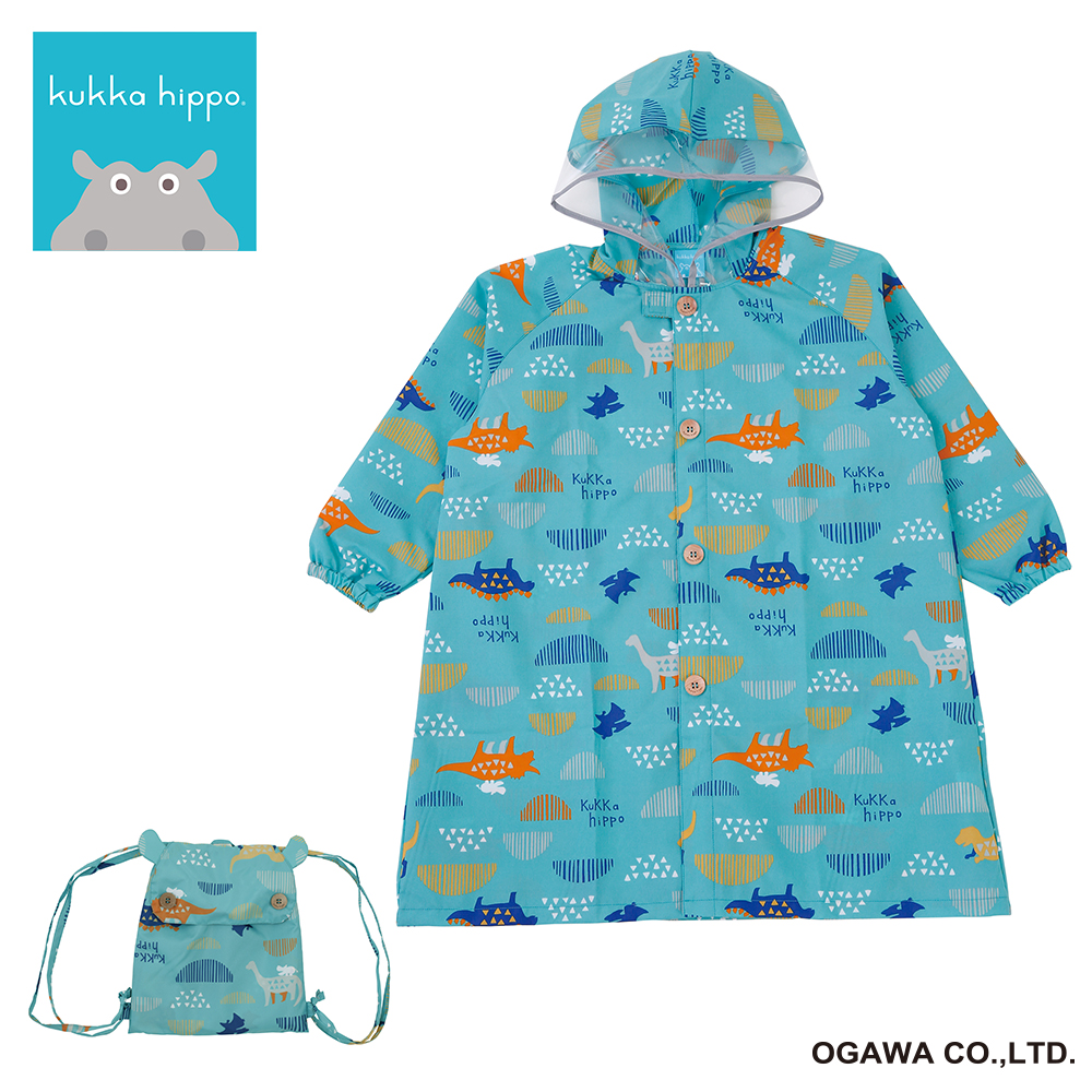 kukkahippo レインコート　ダイナソー
