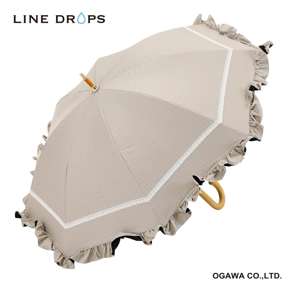 マリンパラソル　フリル　長傘