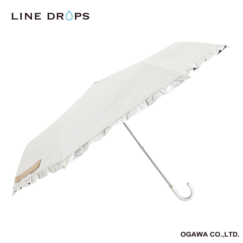 LINEDROPS　フリル晴雨兼用折傘
