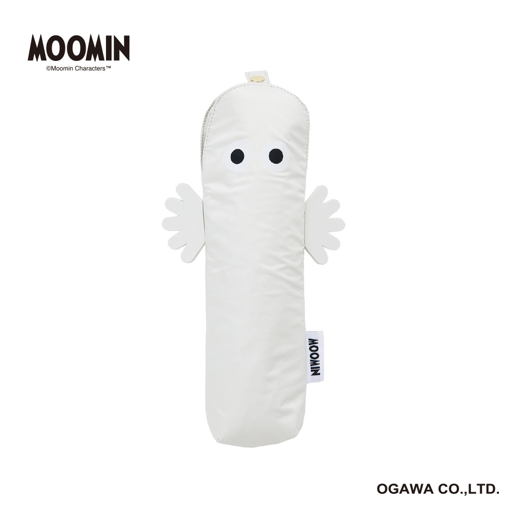 ムーミン　晴雨兼用折りたたみ傘　ニョロニョロ　／ホワイト