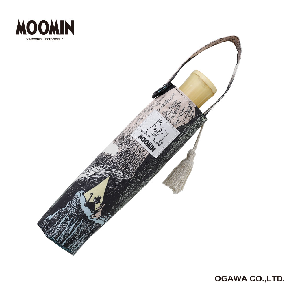 ムーミン　晴雨兼用傘（小説柄）　折りたたみ傘