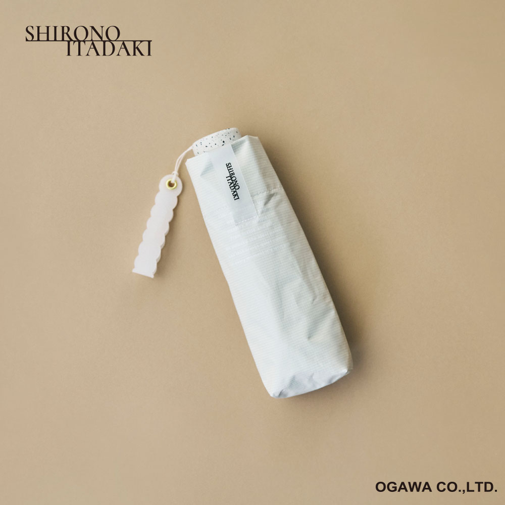 白の頂　超軽量晴雨兼用折りたたみ傘　アウトサイド