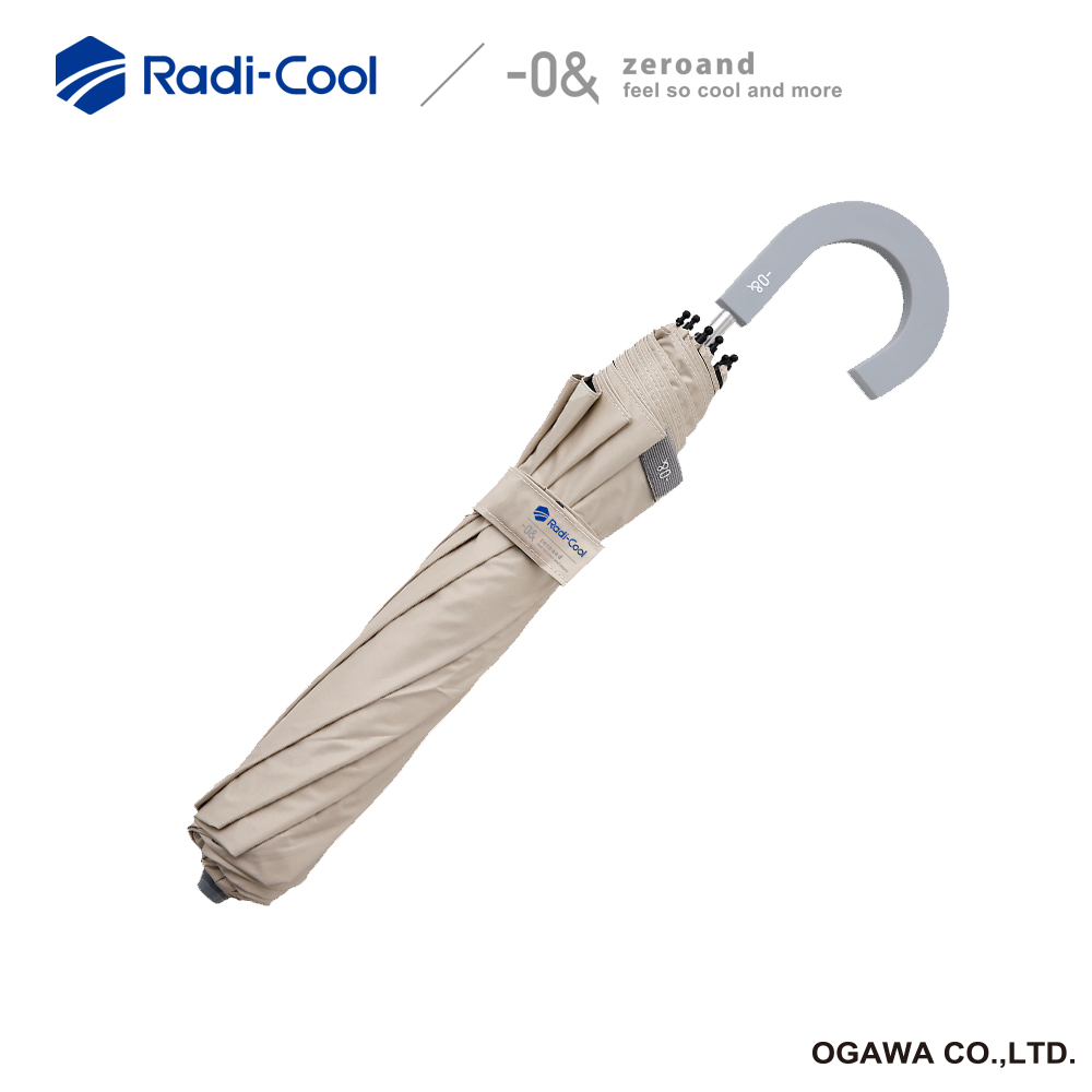 -0& ラディクール 2段折りたたみジャンプ　晴雨兼用傘 50cm