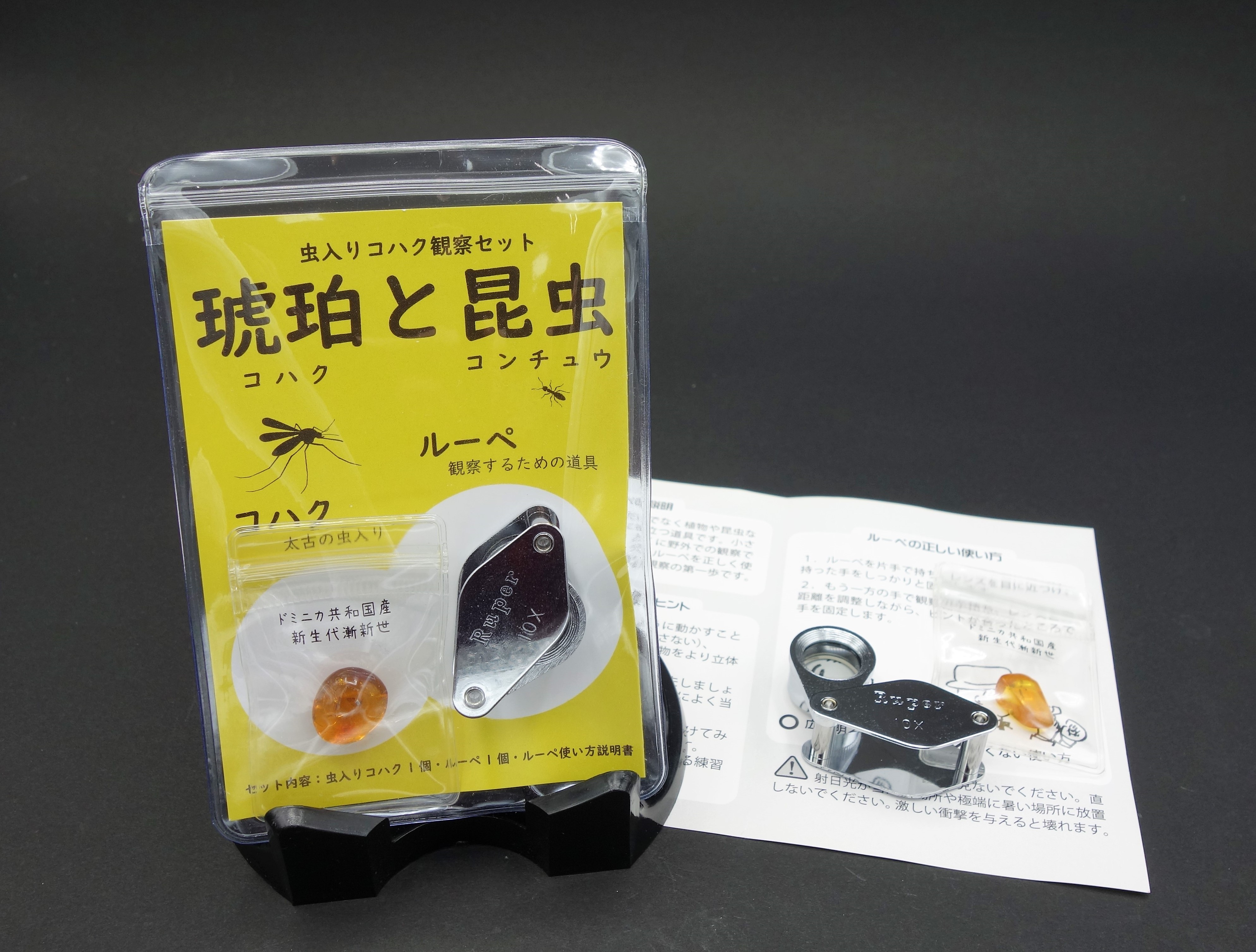 化石商品/琥珀と昆虫