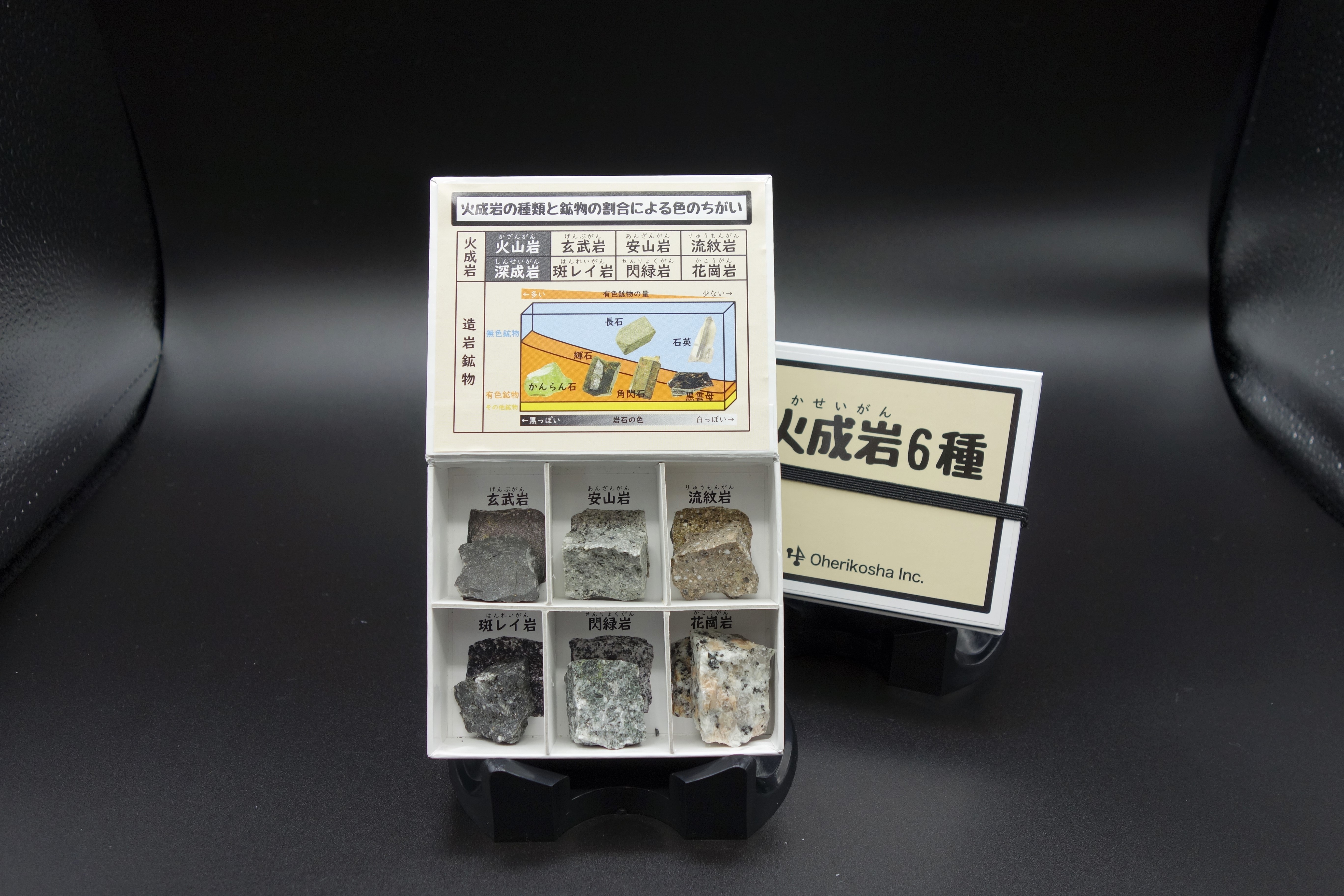 ミニ標本シリーズ/火成岩標本6種