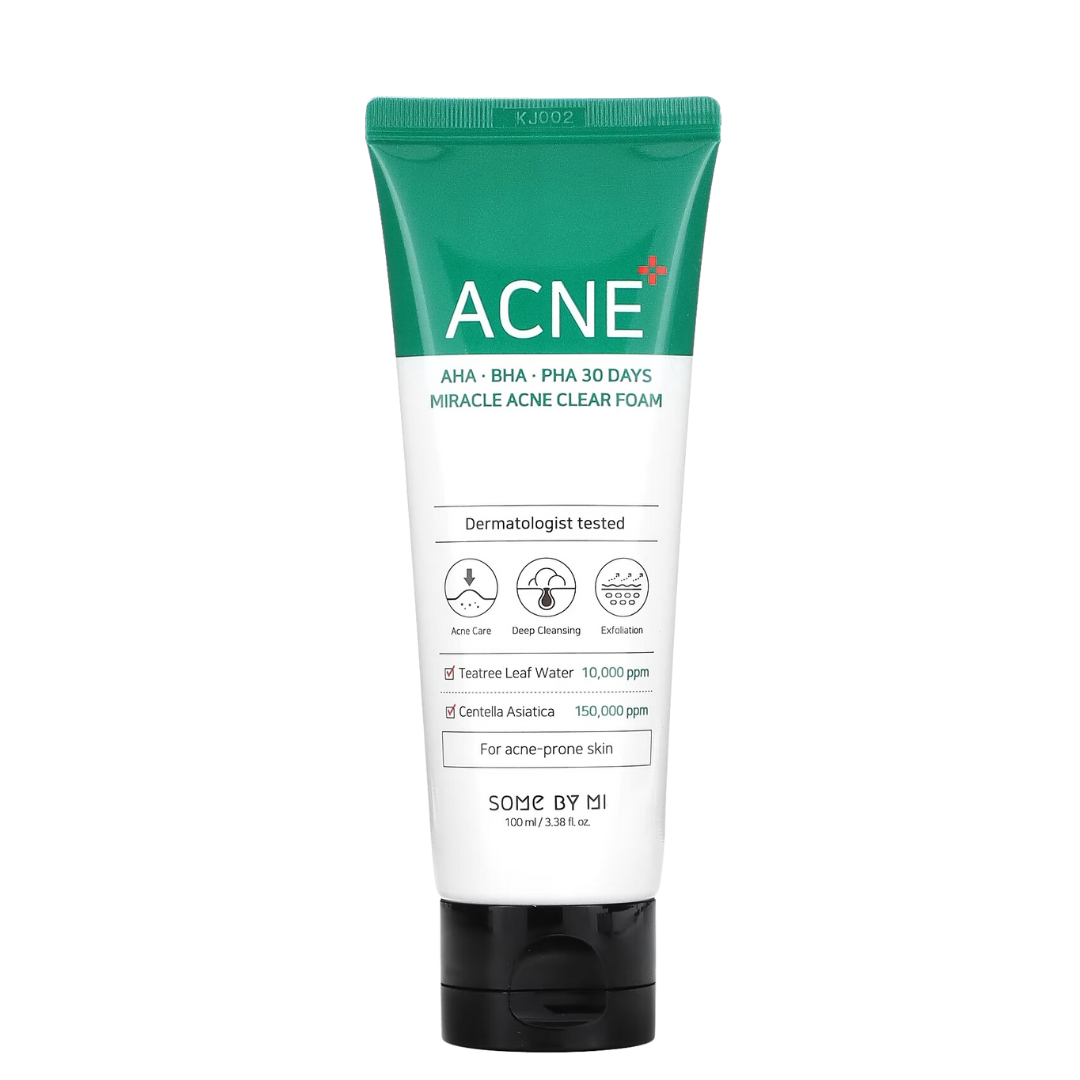 【受注発注】SOME BY MI AHA･BHA･PHA 30DAY MIRACLE ACNE CLEAR FOAM/AHA･BHA･PHA 30日 ミラクルアクネ クリアフォーム