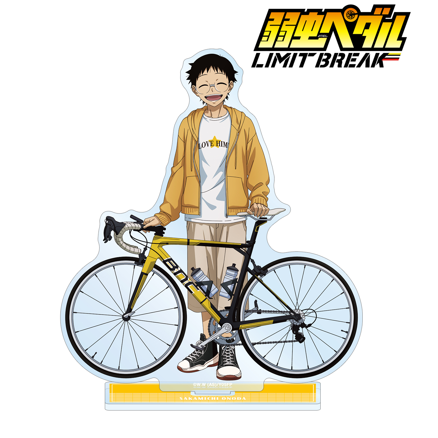 弱虫ペダル LIMIT BREAK 描き下ろし 小野田 坂道 私服×ロードバイクver. BIGアクリルスタンド