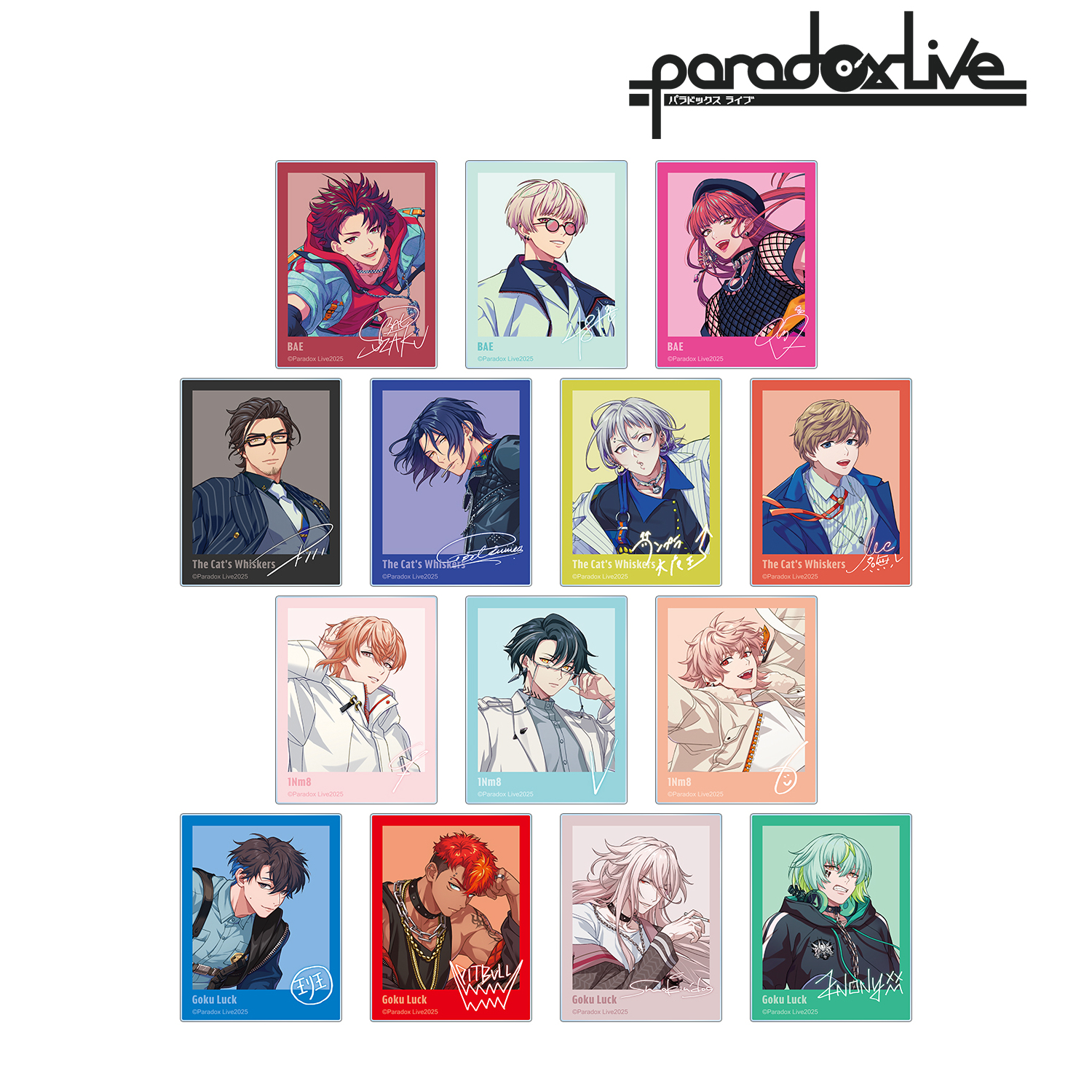 Paradox Live Battle of Unity トレーディングアクリルカード ver.A(単位/BOX)