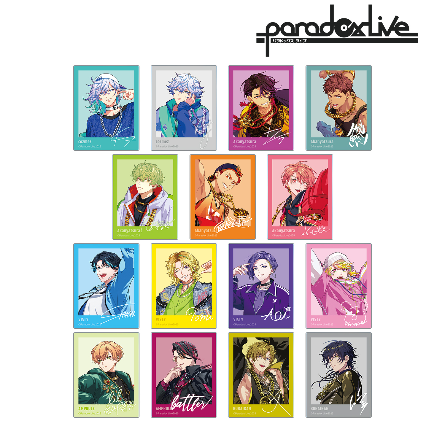 Paradox Live Battle of Unity トレーディングアクリルカード ver.B(単位/BOX)