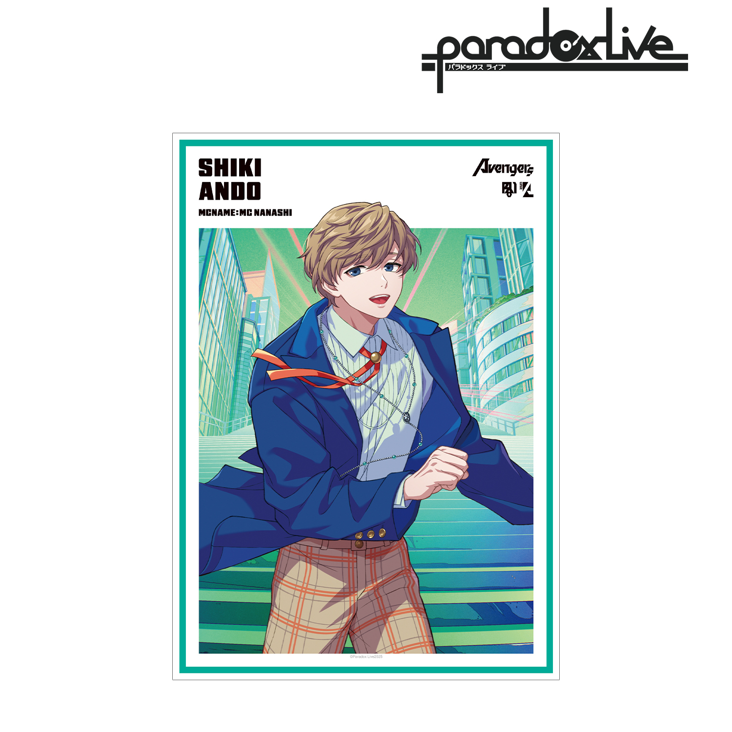 Paradox Live Battle of Unity 闇堂 四季 A3マット加工ポスター