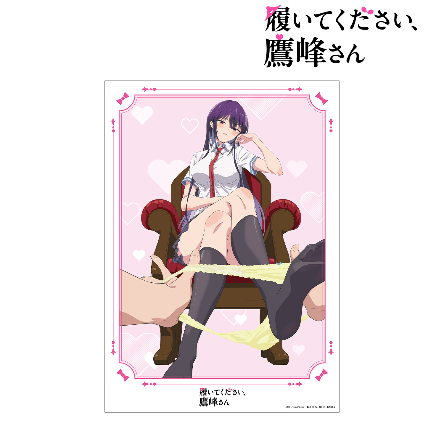 TVアニメ『履いてください、鷹峰さん』 メインビジュアル A3マット加工ポスター