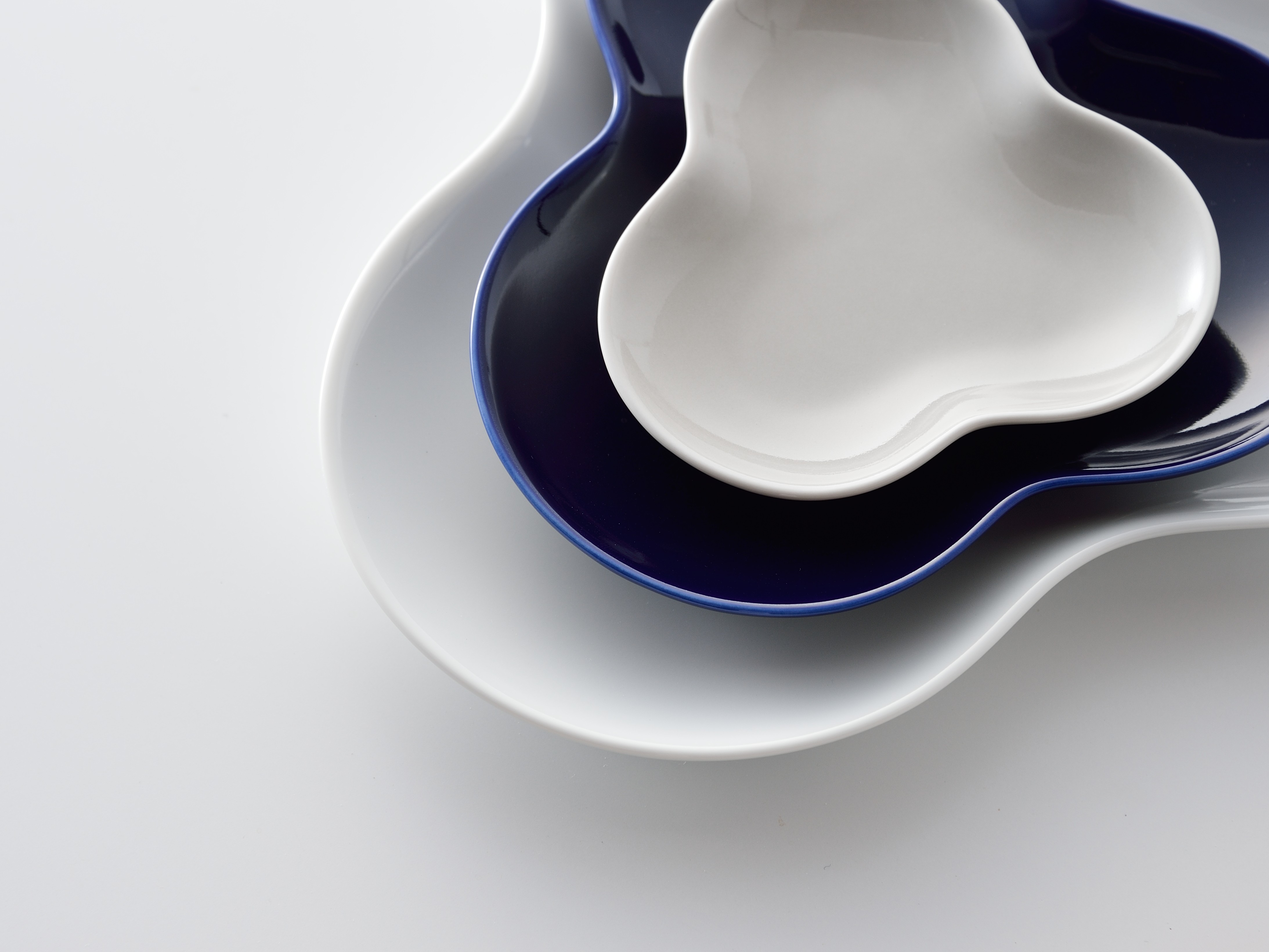 HANA(白磁)　プレート(SS)