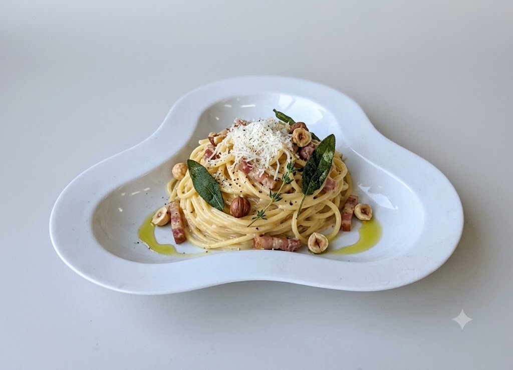 HANA(白磁)　パスタカレー皿