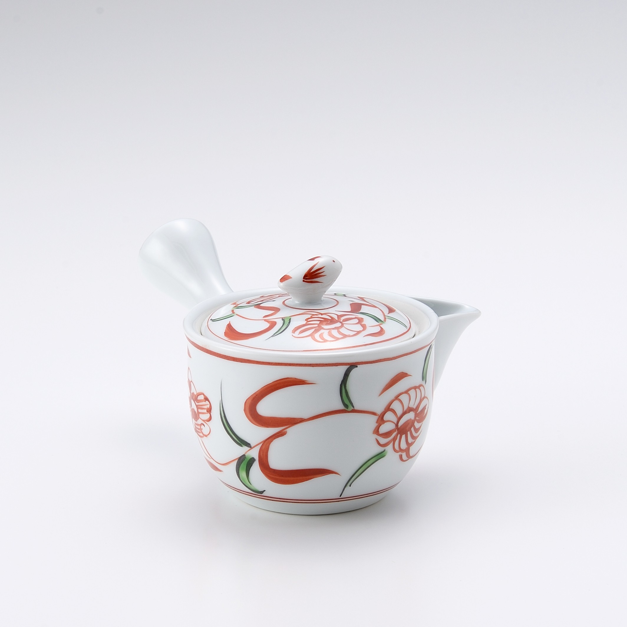 錦呉須赤絵　急須(茶コシ付)