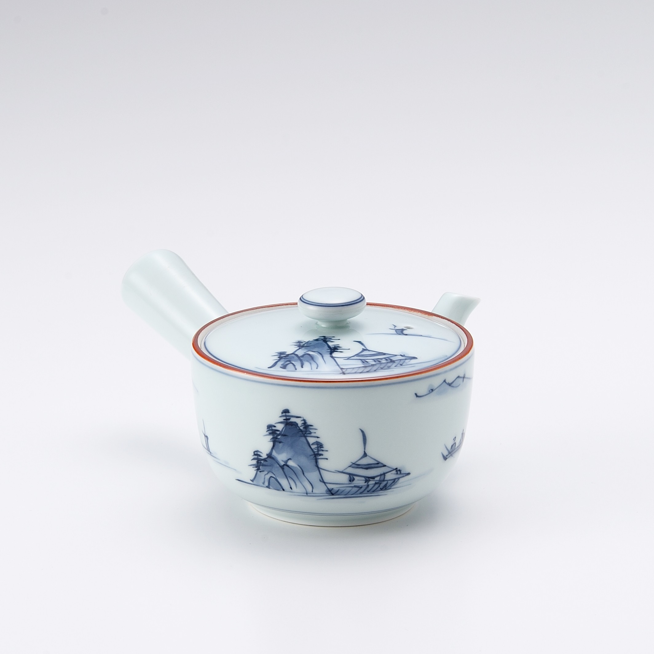 古代山水　急須