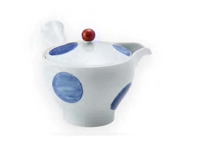 二色丸紋急須(茶コシ付)