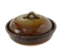 伊良保ツマミ付四・五寸宝楽