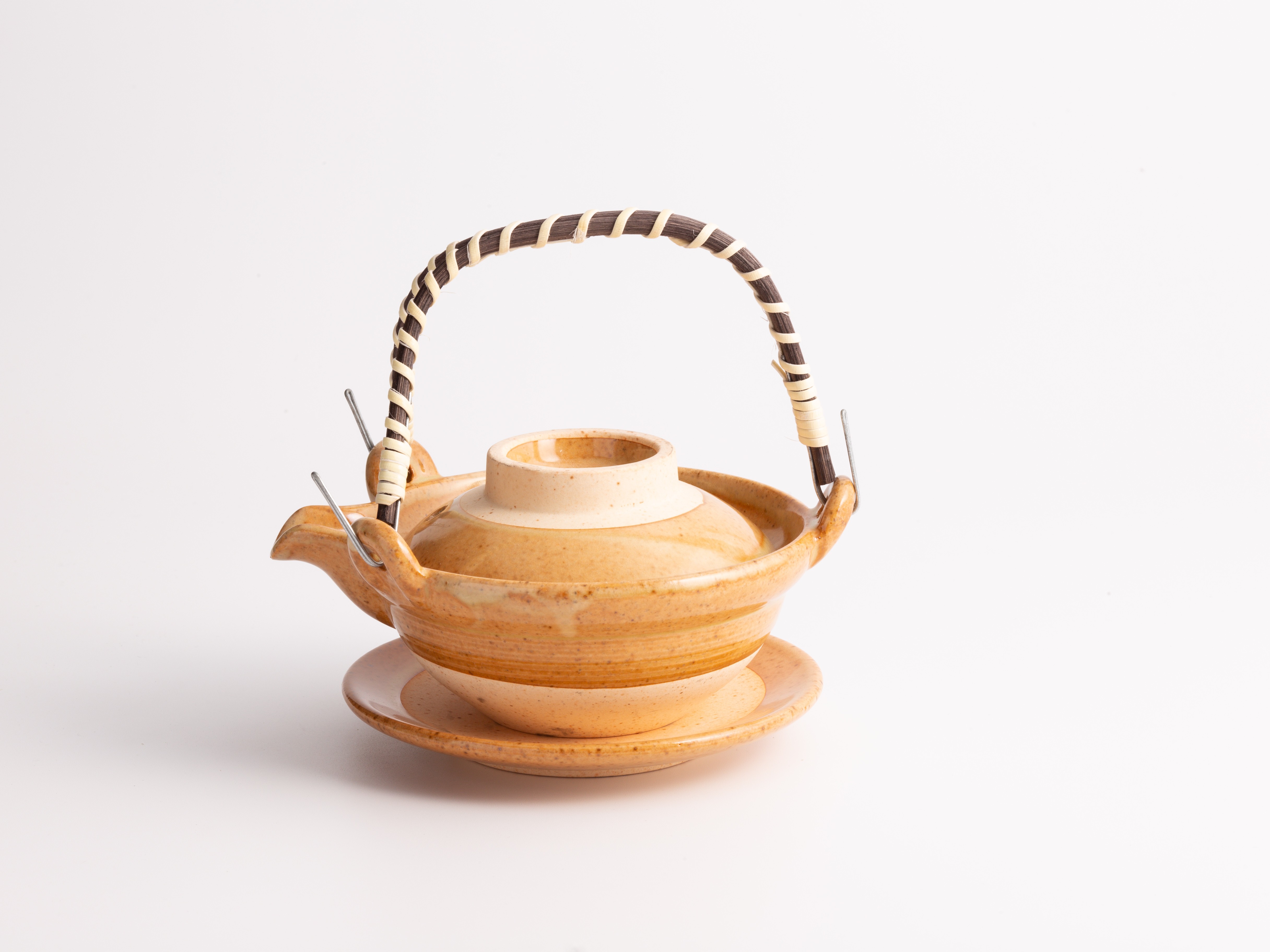 鍋釉台付土瓶むし