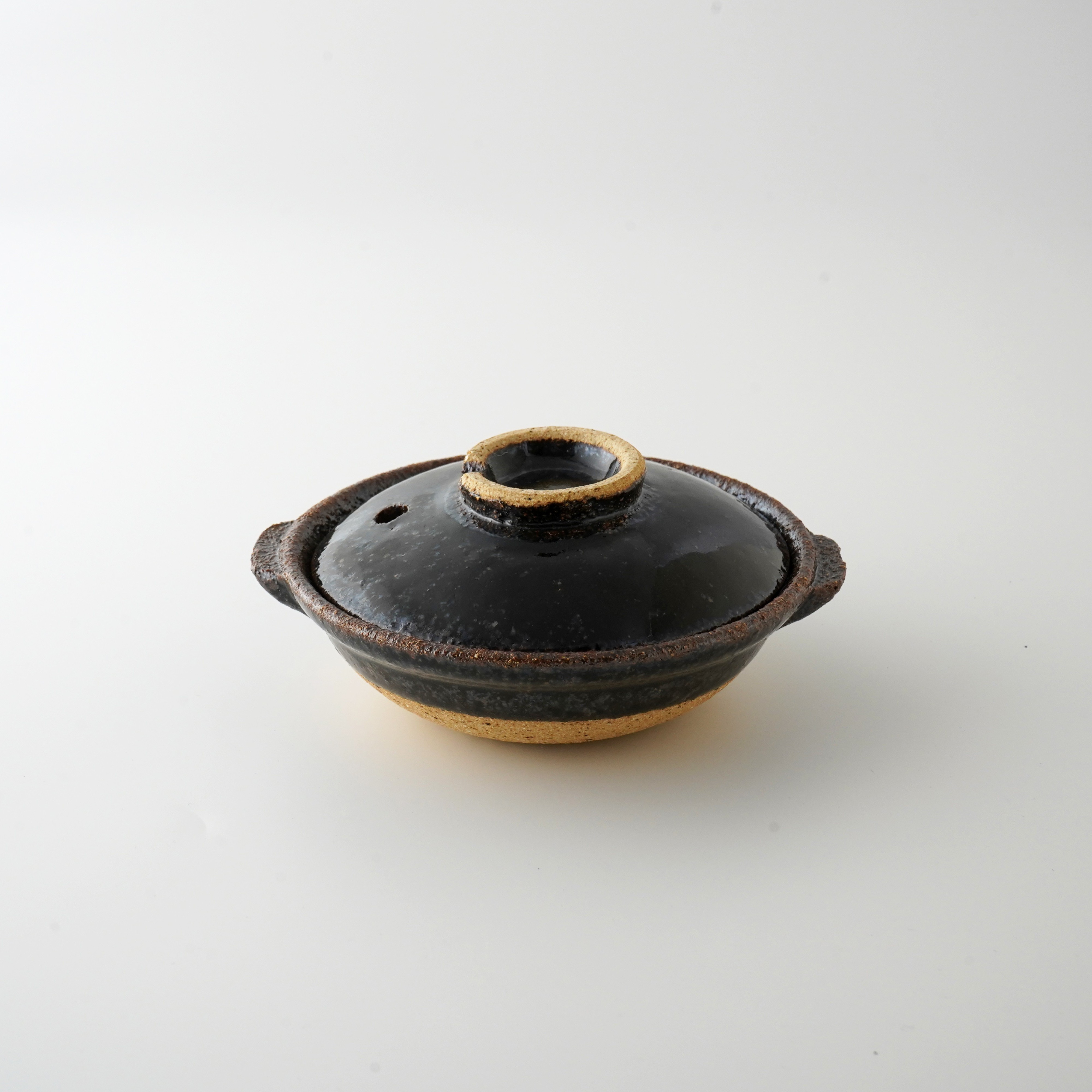 黒そば　四寸土鍋