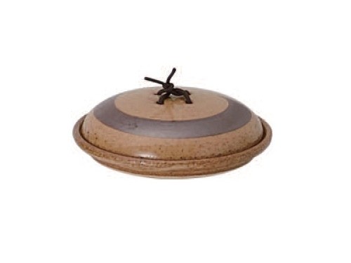 刷毛穴あき五・五寸蓋付陶板