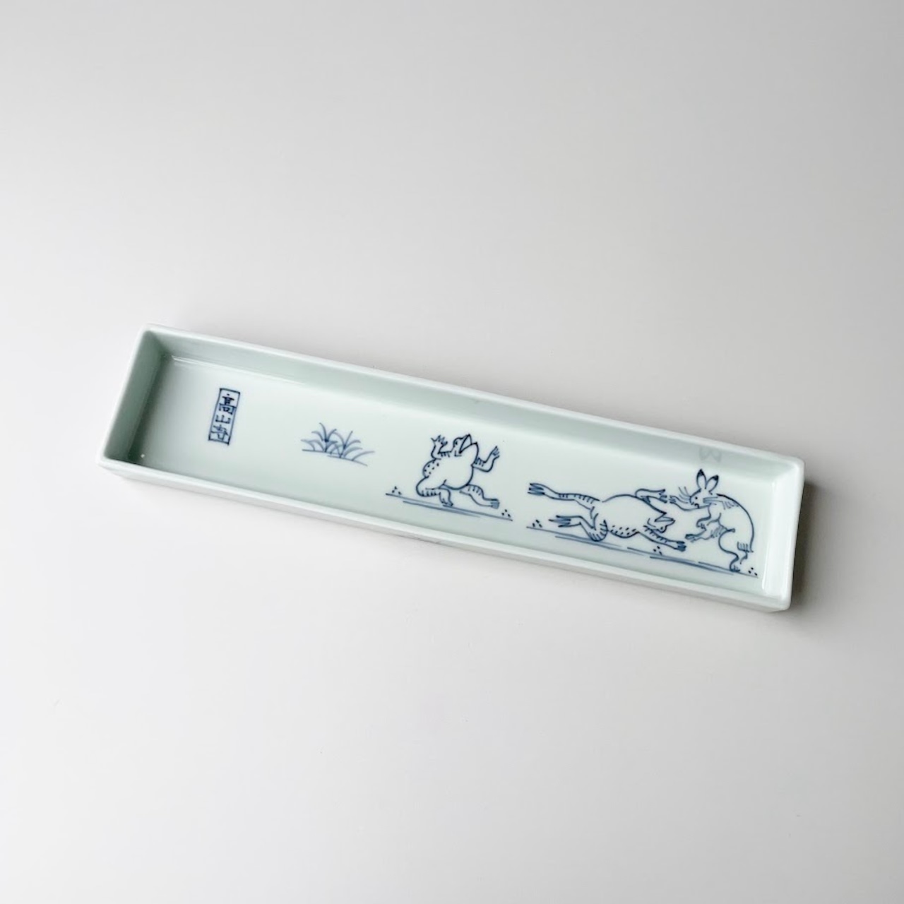 高山寺渕立長角皿(小)