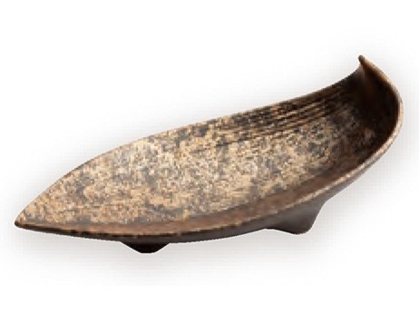 黒南蛮ブロンズ叩き一方上り前菜皿