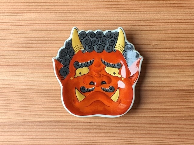 錦泣いた鬼小銘々皿
