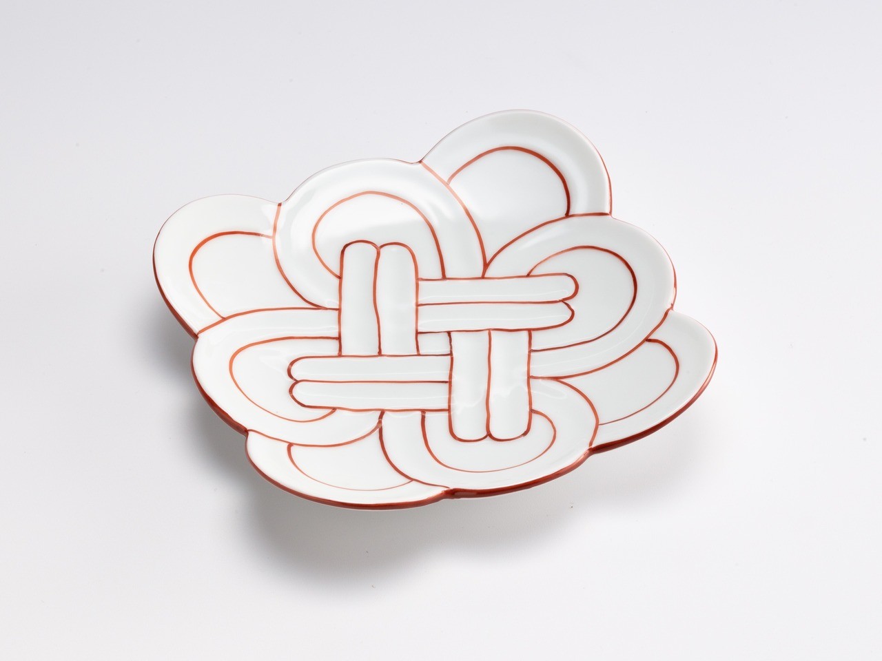 赤線吉祥むすび小皿