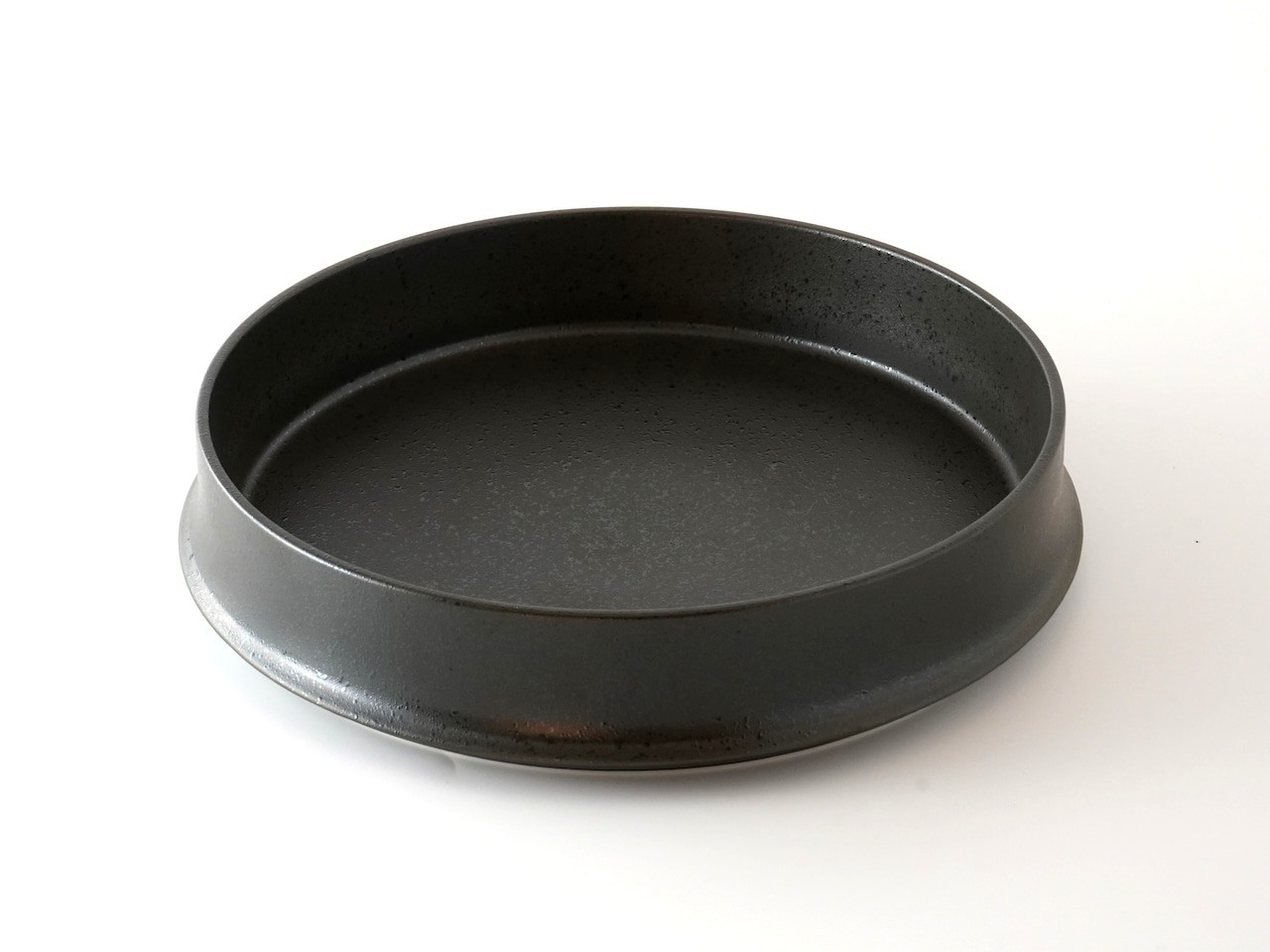 黒土たたき(錦なし)　S-plate