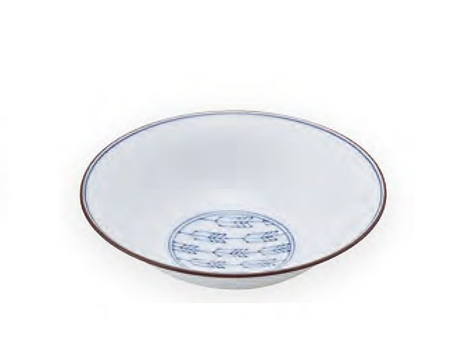 矢絣文五寸取鉢