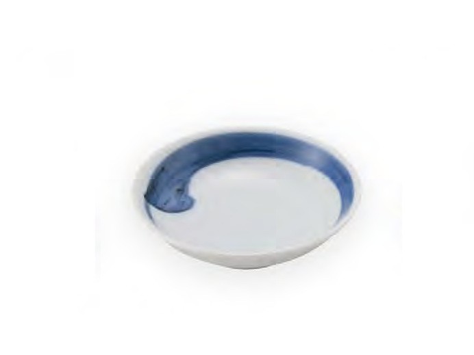 染付刷毛巻豆皿