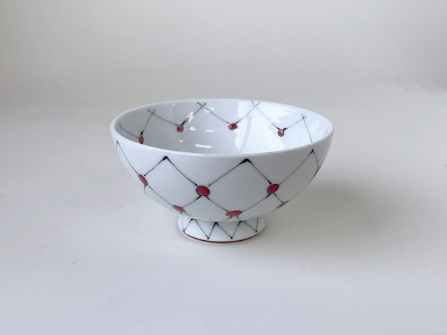 網点紋飯碗(小)