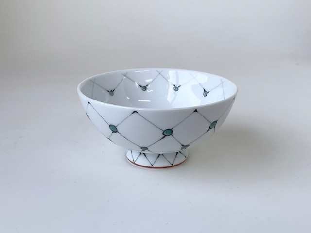 網点紋飯碗(大)