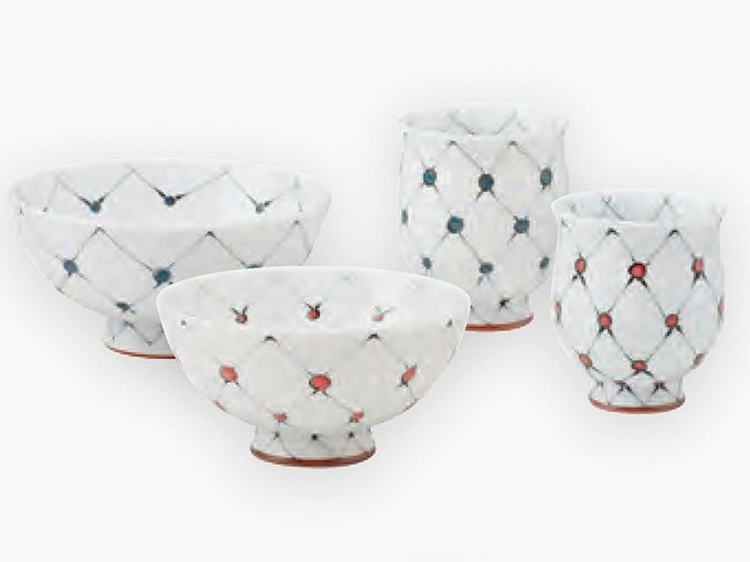 網点紋湯呑(小)