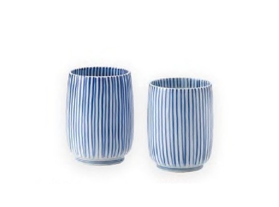 乱千筋湯呑(小)