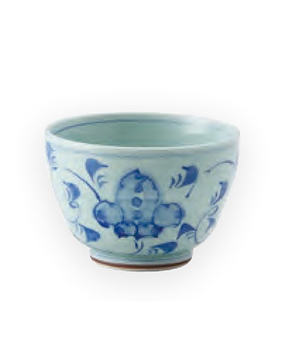 青磁唐草仙茶