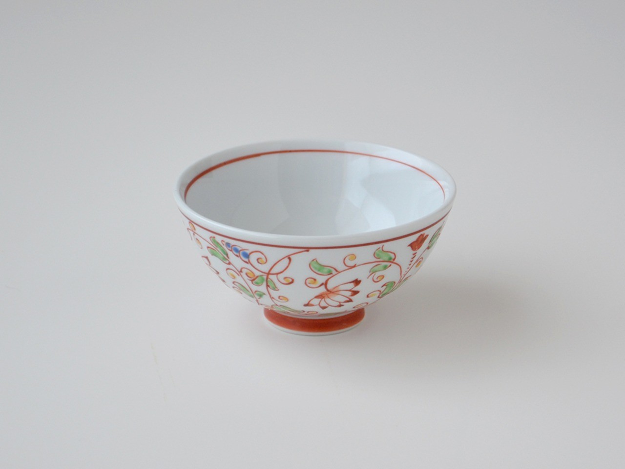 つる草紋赤飯碗(小)