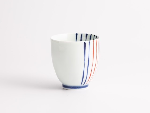 二色つれづれ湯呑(大)