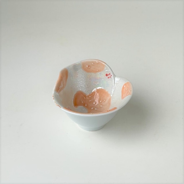 錦照葉オレンジ　巻き花小仲付